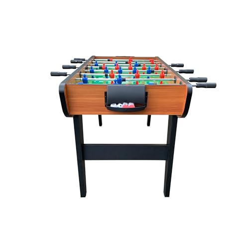 KICK Phoenix 55" Folding Foosball Table – Compact Indoor Game Table - color: Brown
