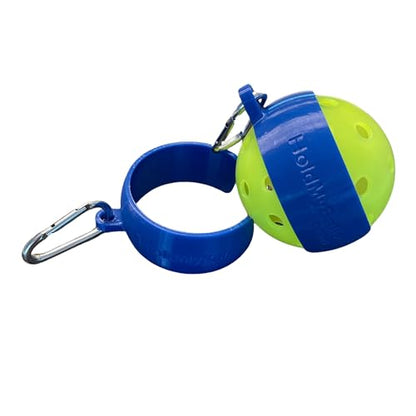 Pickleball Holder | Easily Attach Pickleballs | Ultimate Gift | 2-Pack - color: Blue
