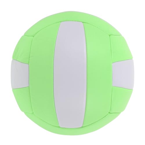 Soft Indoor Volleyball Training Ball for Students and Competitions Macaron Green and and Stability Sports Ball for Indoor Volleyball Practice and Matches