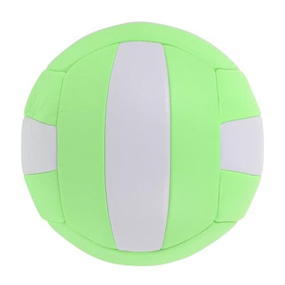 Soft Indoor Volleyball Training Ball for Students and Competitions Macaron Green and and Stability Sports Ball for Indoor Volleyball Practice and Matches