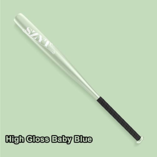 32 inch Baseball Bat Softball Bat T-Ball Bat Home Defense Self-Defense Aluminum Alloy Lightweight High Gloss - color: High Gloss Baby Blue, style: 32 inch