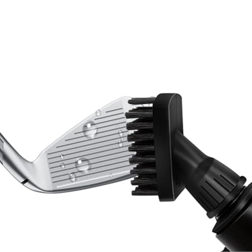 Golf Club Brush Cleaner with Clip and Squeeze Bottle 7.5 Inches Holds 4 Ounces Perfect for Keeping Your Golf Clubs Clean Durable and Portable Golf Accessories