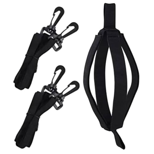 SUPVOX 2 Sets Volleyball Training Belt Volleyball Practice Equipment Vertical Jump Trainer Volleyball Exercise - color: Blackx2pcs, size: 87x1.3cmx2pcs