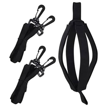 SUPVOX 2 Sets Volleyball Training Belt Volleyball Practice Equipment Vertical Jump Trainer Volleyball Exercise - color: Blackx2pcs, size: 87x1.3cmx2pcs