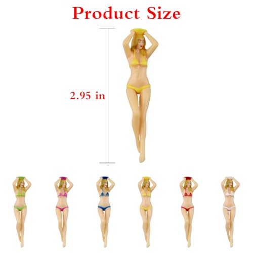 LKTEE Funny Golf Tees - 6-Pack Women's Bikini Style Plastic Golf | Perfect for Funny Golf Gifts, Martini Golf Tees Inspiration, Ideal for Birthdays, Holidays, Bachelorette Parties