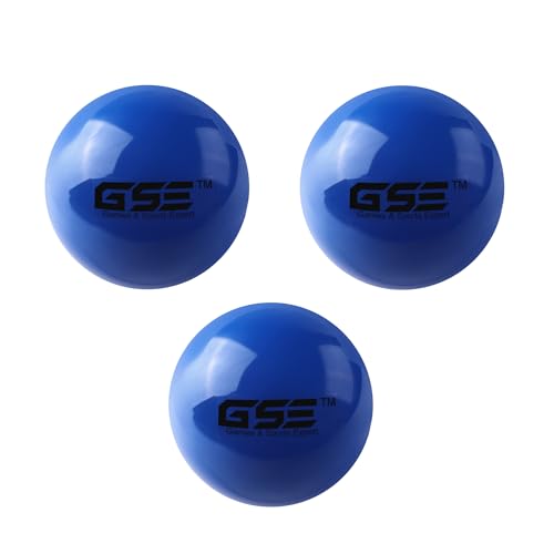 GSE Games & Sports Expert 3" Weighted Baseballs, Training Baseballs for All Skill Levels. Weighted Softballs for Outdoor Pitching, Batting, Throwing, and Catching Practice.(12oz/14oz/16oz/18oz Choice) - color: Blue / 18oz, style: 3-Pack