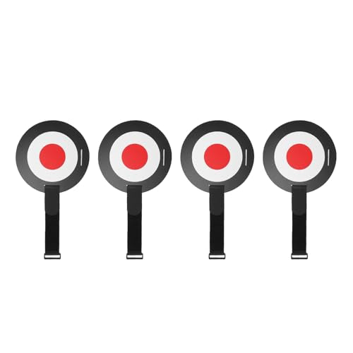 Asixxsix Soccer Target, 4PCS Adjustable Angle and Height Football Training Equipment, Baseball Training Equipment with Robust Support Straps for Soccer Baseball Tennis Practice