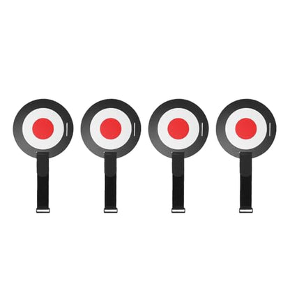 Asixxsix Soccer Target, 4PCS Adjustable Angle and Height Football Training Equipment, Baseball Training Equipment with Robust Support Straps for Soccer Baseball Tennis Practice