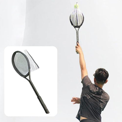 predolo Tennis Racket Portable Tennis Practice Tool Lightweight Comfortable Grip Aluminum Alloy and Polyester Suitable for Beginner Player Indoor Outdoor