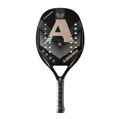 AMHMH Beach Tennis Racket 3K Carbon Fiber with EVA Memory Foam Core Tennis Racket