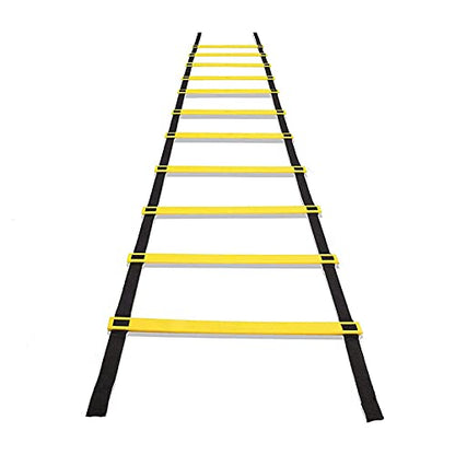 Agility Ladder Adjustable Agility Ladder, Flexibility Speed Training Ladder, Fitness Jumping Ladder Footwork Sport Equipment, with Carry Bag(Size:6M) - size: 6M