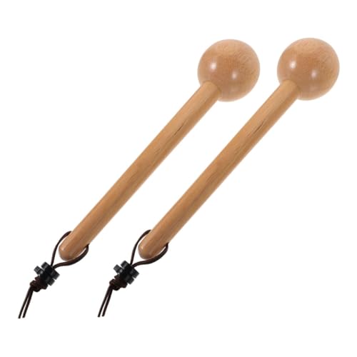2Pcs Wooden Baseball Glove Shaping Mallet Softball Mitt Break Tool for Formation Portable Glove Pounder for Baseball and Softball Players