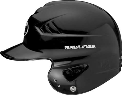 Rawlings | COOLFLO Batting Helmet | T-Ball (6 1/4" - 6 7/8") | Black - color: Black - COOLFLO
