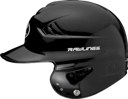 Rawlings | COOLFLO Batting Helmet | T-Ball (6 1/4" - 6 7/8") | Black - color: Black - COOLFLO