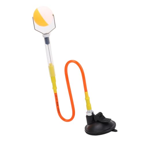 VGEBY Adjustable Table Tennis Ball Sucker Trainer Accessory, Rotation Mastery, Elastic Steel Wire for Speed, Ideal for Practice and Entertainment Best Serving Machine