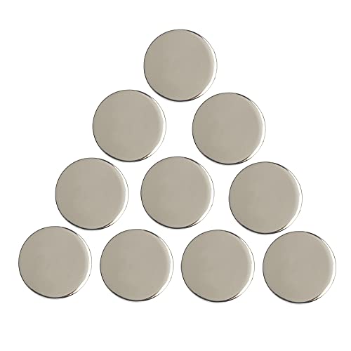 Lot of 10 Golf Ball Markers Assorted Patterns - Soft Enamel Technique - color: Silver