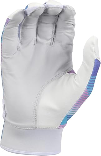 Easton | Moxie Batting Gloves | T-Ball/Baseball/Softball | Multiple Colors - color: White/Pink, style: Youth Small