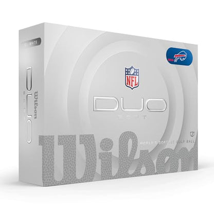 WILSON 2025 Duo Soft NFL Golf Ball - 12 Balls, White, Atlanta Falcons - color: Buffalo Bills