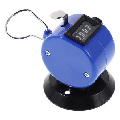 LIOOBO Clicker Counter: Handheld Baseball Golf Stroke Counter with Base - 4 Digital Manual Pitch Tally Clicker for Accurate Score Tracking Sports Activities