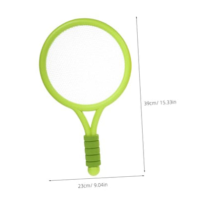 BESPORTBLE Tennis Racket Kit with Plastic Rackets and Ball Lightweight Handle Design for Outdoor Catch Game for Boys and Portable Childrens Sports Gift