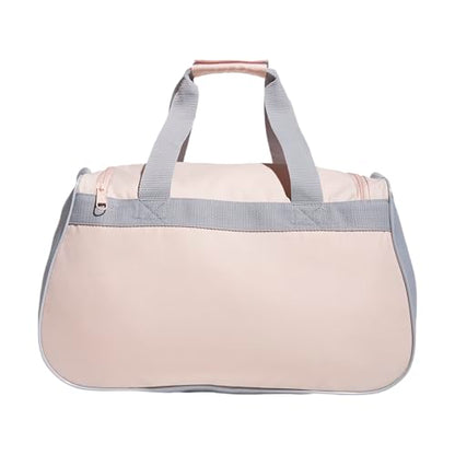 adidas Power Gym Bag – Lightweight Small Duffel - color: Blush Pink/White/Halo Silver Grey