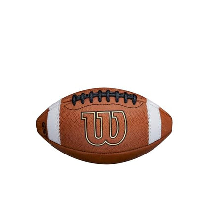 WILSON GST Leather Game Football - style: Pee Wee