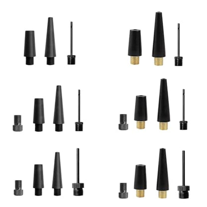 Ball Needle for Air Pumps Needle Inflator Needle Nozzles Adapter Ball Needle Set for Football Basketball