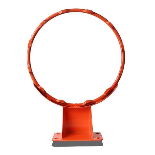 Heavy Duty Basketball Rim Replacement, Portable Basketball Hoops, Wall Door Mounted Basketball Hoop, for Indoor, Outdoor Use - color: Orange