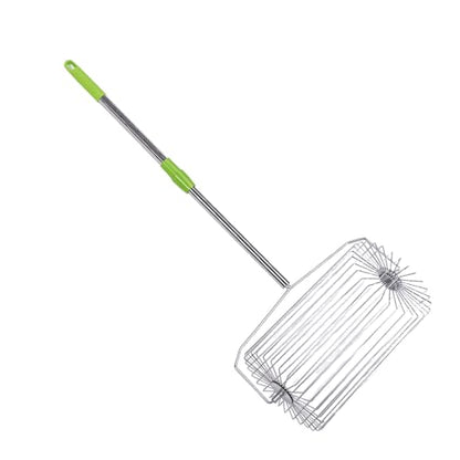 Tennis Ball Collector Roller, Stainless Steel No Bending Over Quick Rolling Picker, Telescopic Handle Ball Collector, Ideal for Up to 40 Tennis Balls, Easy Storage & Portable Use