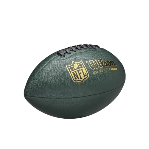 WILSON NFL Ignition Footballs - color: Green, size: Official - Ages 14+, style: NFL Ignition Pro Eco