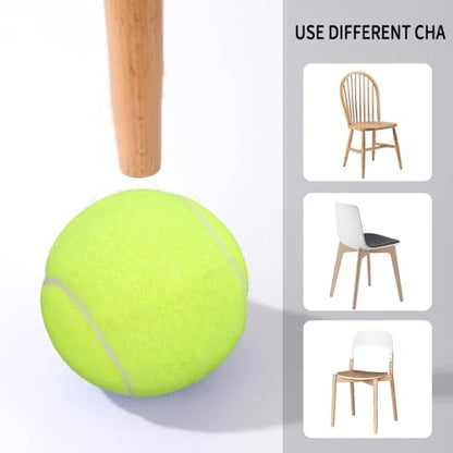 ZIYIZE PreCut Walker Tennis Ball 6PCS Walkers Legs Universal Precut Glide Balls | Heavy Duty Long Lasting Felt Pad Glide Coverings (Yellow) - color: Yellow