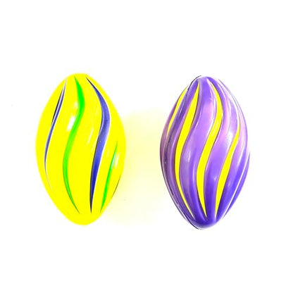 2 Pcs Foam Footballs 7.5" Football Stress Balls Bulk Party Decorations Sports Event Gift