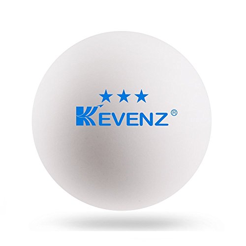 KEVENZ 3 Star Ping Pong Balls, 40+mm Advanced Table Tennis Ball, Bulk Outdoor Ping Pong Balls (Orange, White) - color: White, 60-Pack