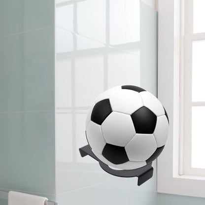 UPKOCH 2 Pcs Wall Mount Ball Holder Organizer Basketball Storage Rack for Football Soccer Volleyball Rugby Transparent Acrylic - color: Black