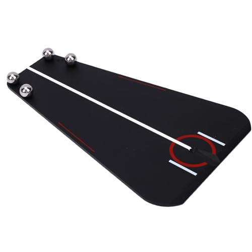 RiToEasysports Golf Training Aid, Golf Putter Mirror Portable Alignment Training Aid Indoor Outdoor Practicefor Improve Putting Skills