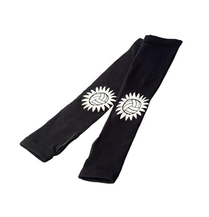 Tandem Sport Volleyball Passing Sleeves - Volleyball Arm Sleeves with Printed Targets for Proper Form - Arm Protection for Floor Burns and Bruises - Keeps Fingers Free for Setting - Set of 2