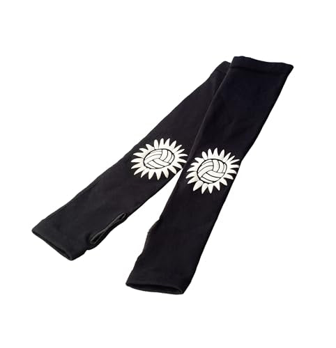 Tandem Sport Volleyball Passing Sleeves - Volleyball Arm Sleeves with Printed Targets for Proper Form - Arm Protection for Floor Burns and Bruises - Keeps Fingers Free for Setting - Set of 2