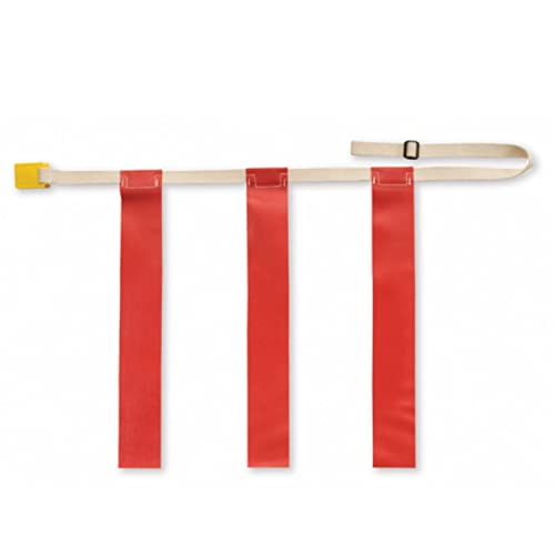TRIPLE THREAT Flag Football Belts, Red, Medium (EACH)