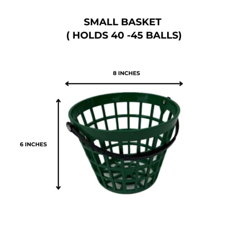 Basket - Range Ball - color: Yellow, size: Small (40-45 Ball Capacity)