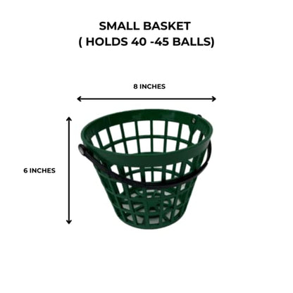 Basket - Range Ball - color: Yellow, size: Small (40-45 Ball Capacity)