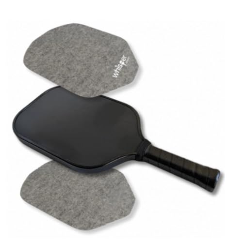 Acoustic Pad (2-Pack) – Removable Pickleball Noise Dampener | Quiet Play Solution | Adds Spin & Control | Fits Any Paddle | USA Pickleball Quiet Approved