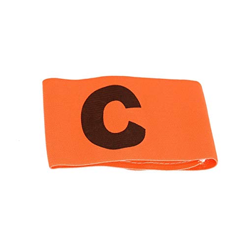 COMOK Football Soccer Elastic Captain Armband Basketball Adjustable Player Bands for Kids and Youth, 5 Pack - color: Orange