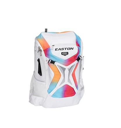 Easton | Ghost NX Backpack Equipment Bag | Adult | Fastpitch Softball | Team Logo Panel | Multiple Colors - color: Sunset