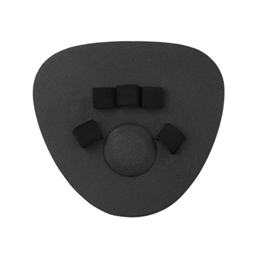 1/2Pcs Pan-Cake Catchers Mitt, Baseball Infield Training Gloves Soft Hands Foam Field Trainer Baseball Fielding Catcher Gloves Pan-Cake Glove Infield Practice Equipment Black 1pc