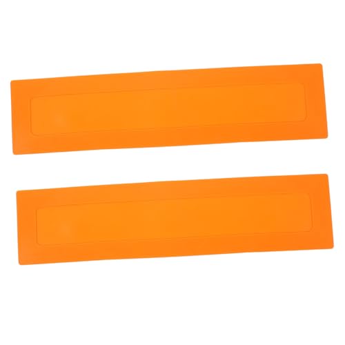 YARNOW 2pcs Agility Training Markers Flat Rectangular Floor Spots Portable Boundary Court Markers for Baseball Volleyball Soccer Basketball Training