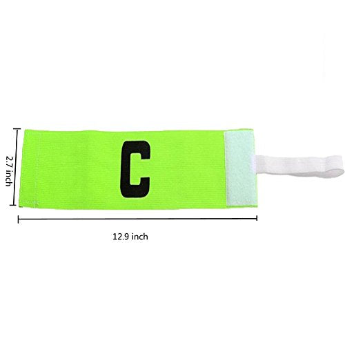 Football Soccer Elastic Captain Armband Basketball Adjustable Player Bands