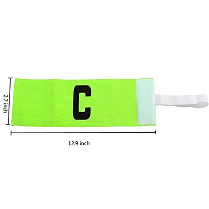 Football Soccer Elastic Captain Armband Basketball Adjustable Player Bands