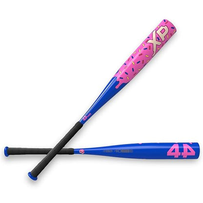 44 PRO Limited Edition XP USSSA 1.15 BPF Baseball Bat, Balanced Baseball Bat for Most Youth Baseball Leagues, Lightweight & Durable Standard Taper Handle, Drop -10, 2 3/4" Big Barrel Diameter - color: Donut, size: 29"/19 oz