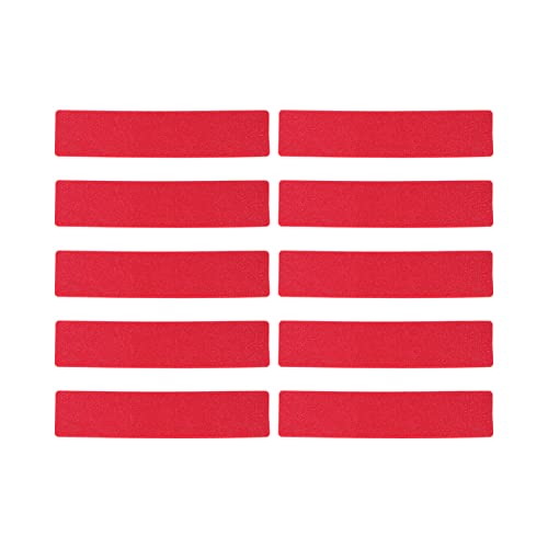 Agatige 10PCS Court Line Marker Kit, Tennis Spot Marker Multipurpose Marking Line for Tennis Basketball Volleyball Badminton Net Court Outdoor or Indoor Training - color: Red