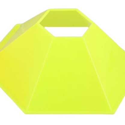 8pcs Soccer Training Marker Cones - Hexagonal Disc Cones for Speed and Agility Drills - Coaching Equipment for Football Practice Sports Training